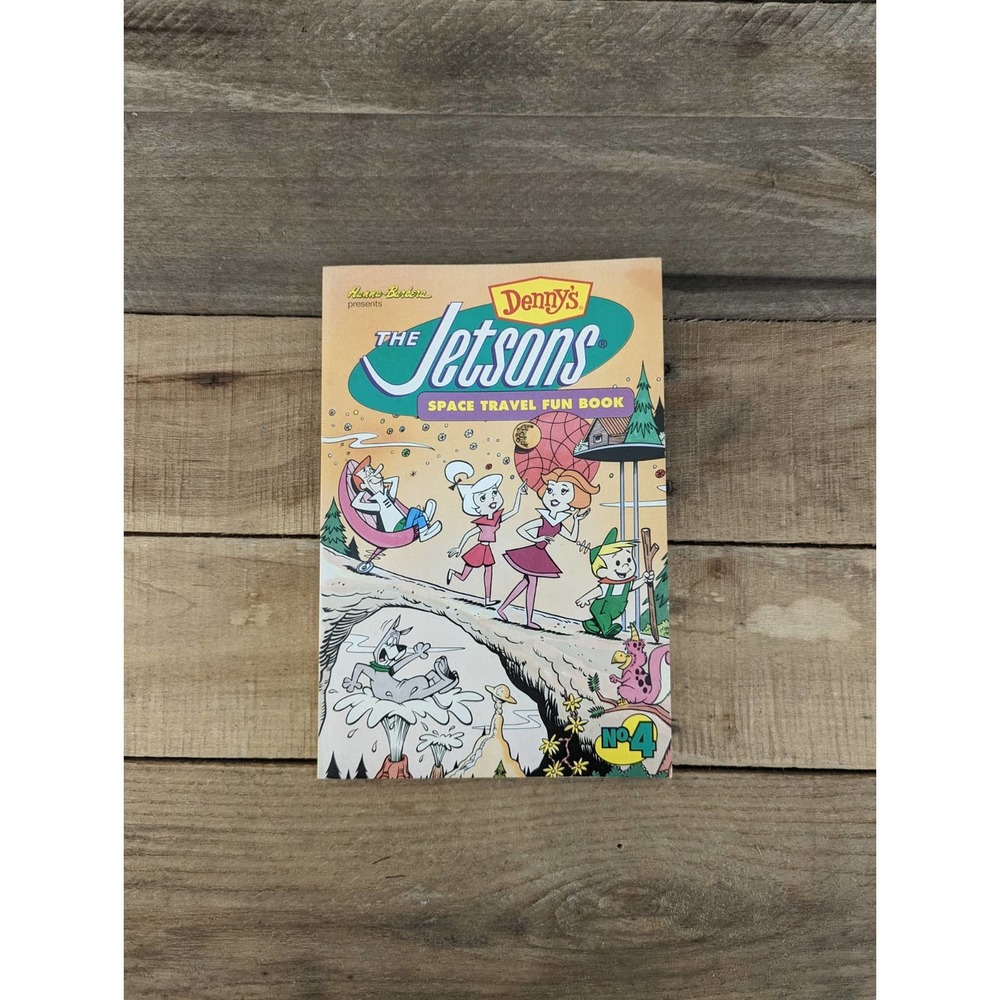 Vtg 1992 Denny's Hanna-Barbera Presents The Jetsons Space Travel Fun Book No. 4